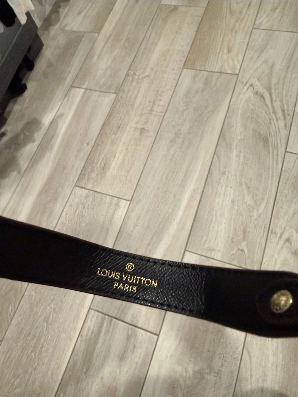 Louis Vuitton Brown Monogram Wallet purse with Gold LV Twist